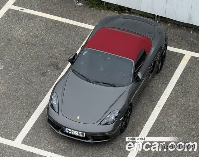 PORSCHE 718 BOXSTER 2019 — 68 000 км, серый, Корея — под ключ — фото 3