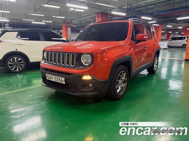 JEEP RENEGADE 2016 — 86 010 км, красный, Корея — под ключ — фото 1