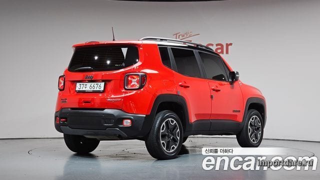 JEEP RENEGADE 2018 — 68 335 км, красный, Корея — под ключ — фото 1