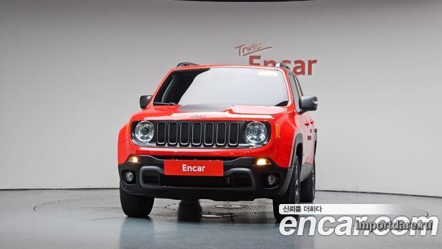 JEEP RENEGADE 2018 — 68 335 км, красный, Корея — под ключ — фото 3
