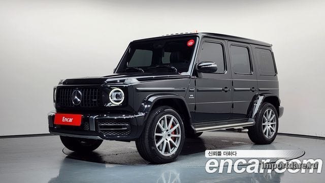 MERCEDES-BENZ G-CLASS W463B 2021 — 21 534 км, чёрный, Корея — под ключ — фото 1