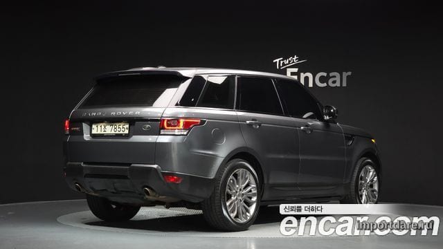 LAND ROVER RANGE ROVER SPORT 2014 — 140 533 км, серый, Корея — под ключ — фото 2
