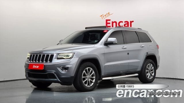 JEEP GRAND CHEROKEE 2014 — 255 657 км, серебристо-серый, Корея — под ключ — фото 1