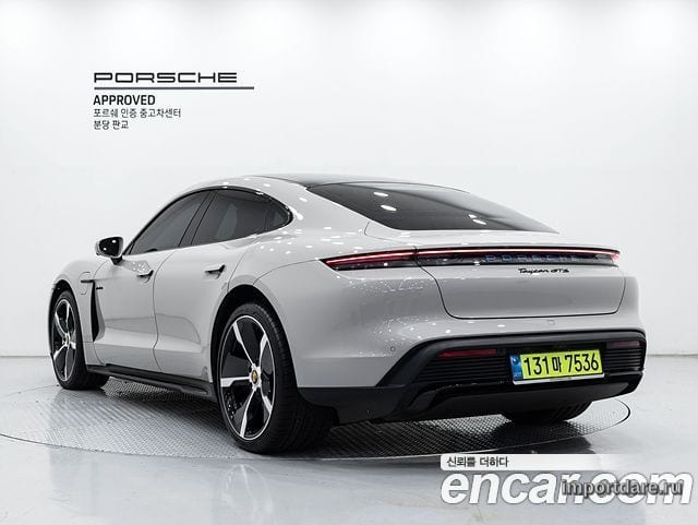 PORSCHE TAYCAN 2024 — 22 040 км, белый-перламутр, Корея — под ключ — фото 2
