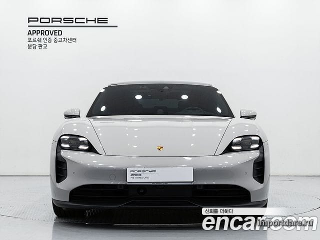 PORSCHE TAYCAN 2024 — 22 040 км, белый-перламутр, Корея — под ключ — фото 3