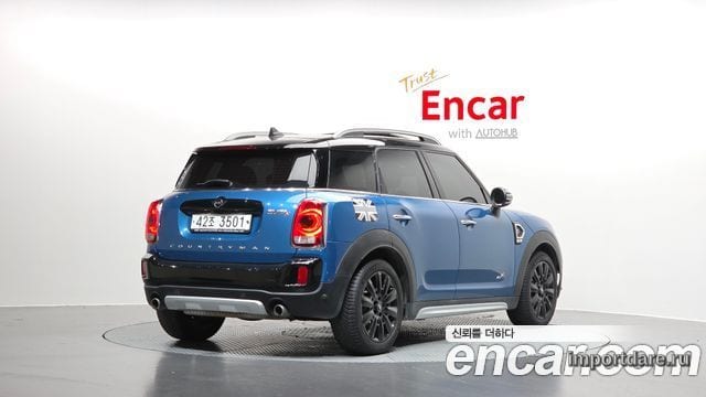 MINI COOPER S COUNTRYMAN 2019 — 47 321 км, синий, Корея — под ключ — фото 1