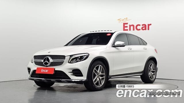 MERCEDES-BENZ GLC-CLASS X253 2018 — 110 989 км, белый, Корея — под ключ — фото 1