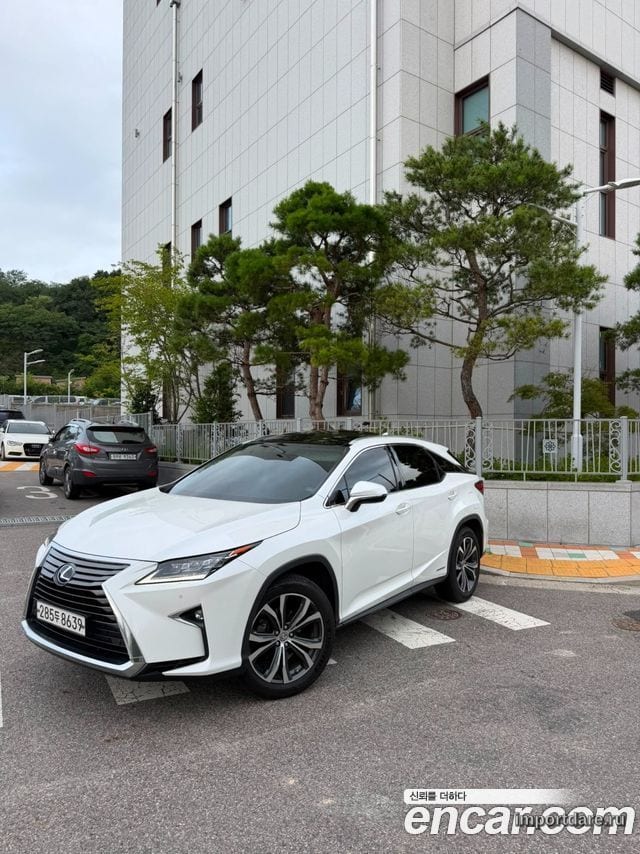 LEXUS RX450H 2017 — 140 000 км, белый, Корея — под ключ — фото 3