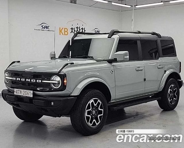 FORD BRONCO 2023 — 38 600 км, серебристо-серый, Корея — под ключ — фото 1