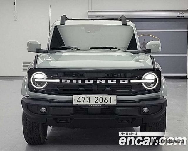 FORD BRONCO 2023 — 38 600 км, серебристо-серый, Корея — под ключ — фото 2