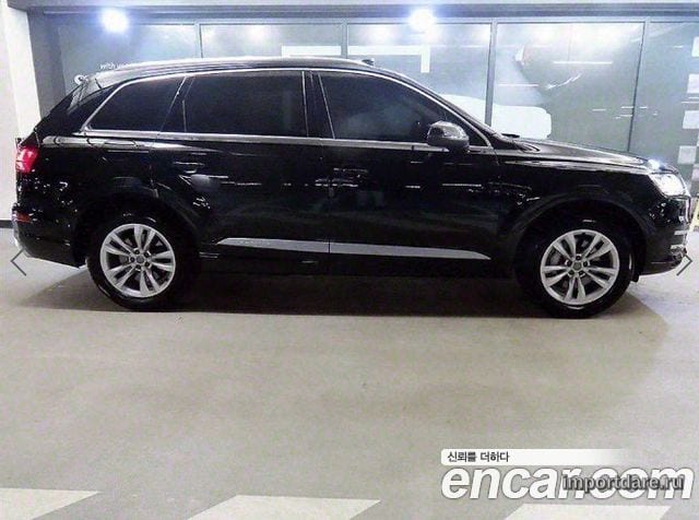 AUDI Q7 2016 — 115 522 км, чёрный, Корея — под ключ — фото 3