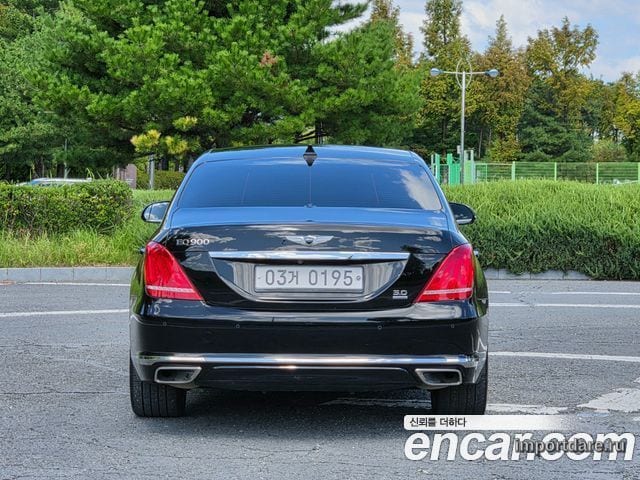 GENESIS EQ900 2016 — 160 446 км, чёрный, Корея — под ключ — фото 2