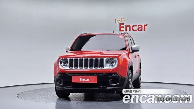 JEEP RENEGADE 2017 — 97 450 км, красный, Корея — под ключ — фото 3