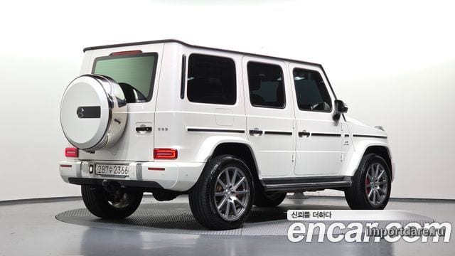 MERCEDES-BENZ G-CLASS W463B 2019 — 53 043 км, белый, Корея — под ключ — фото 2
