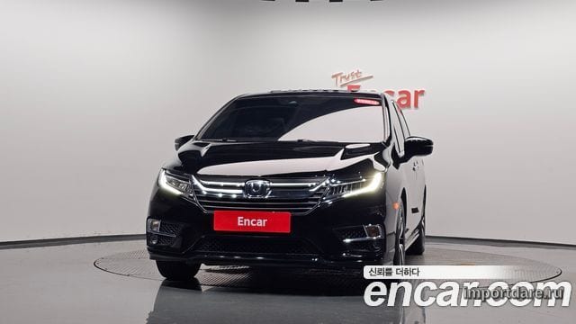 HONDA ODYSSEY 2019 — 81 168 км, чёрный, Корея — под ключ — фото 3