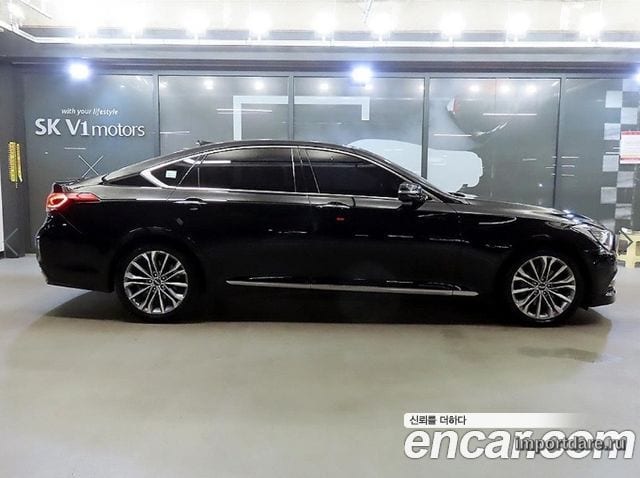 HYUNDAI GENESIS DH 2016 — 166 340 км, чёрный, Корея — под ключ — фото 3