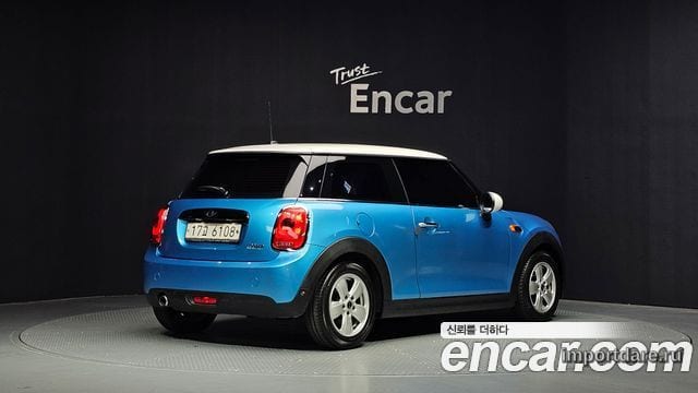 MINI COOPER 2017 — 86 825 км, синий, Корея — под ключ — фото 2