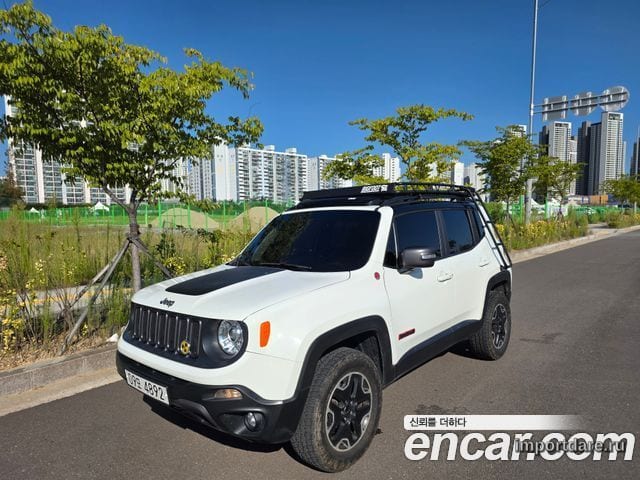 JEEP RENEGADE 2018 — 96 400 км, белый, Корея — под ключ — фото 1