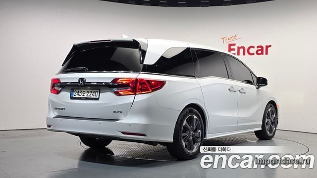 HONDA ODYSSEY 2022 — 71 959 км, белый, Корея — под ключ — фото 2