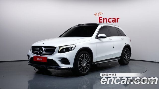 MERCEDES-BENZ GLC-CLASS X253 2019 — 84 368 км, белый, Корея — под ключ — фото 1