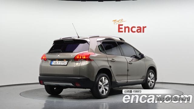 PEUGEOT 2008 2016 — 57 472 км, светло-золотистый, Корея — под ключ — фото 2