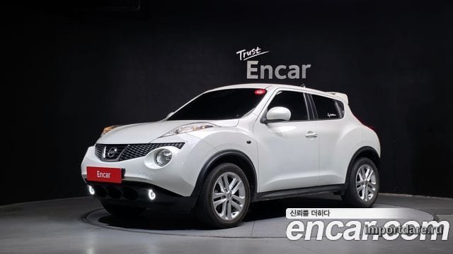 NISSAN JUKE 2014 — 110 991 км, белый, Корея — под ключ — фото 1