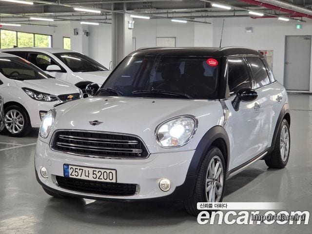 MINI COOPER D COUNTRYMAN 2016 — 147 364 км, белый, Корея — под ключ — фото 1