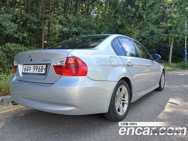 BMW 3 SERIES 2008 — 32 047 км, серебристо-серый, Корея — под ключ — фото 5