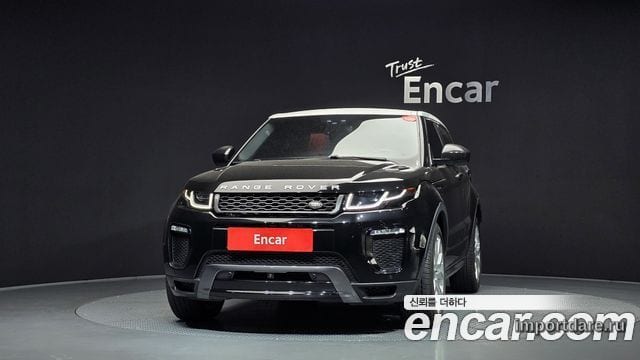 LAND ROVER RANGE ROVER EVOQUE 2016 — 82 299 км, чёрный, Корея — под ключ — фото 3