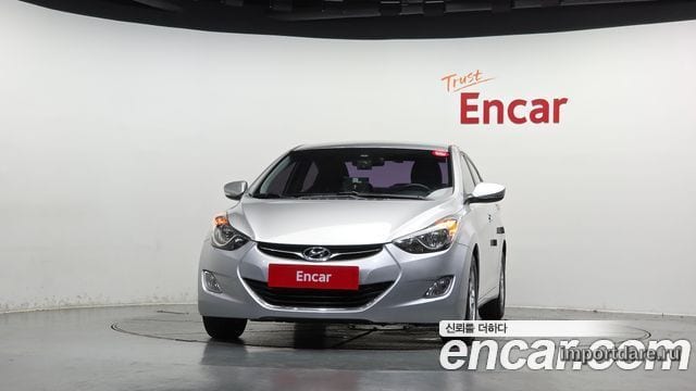 HYUNDAI AVANTE 2011 — 93 466 км, серебристо-серый, Корея — под ключ — фото 3