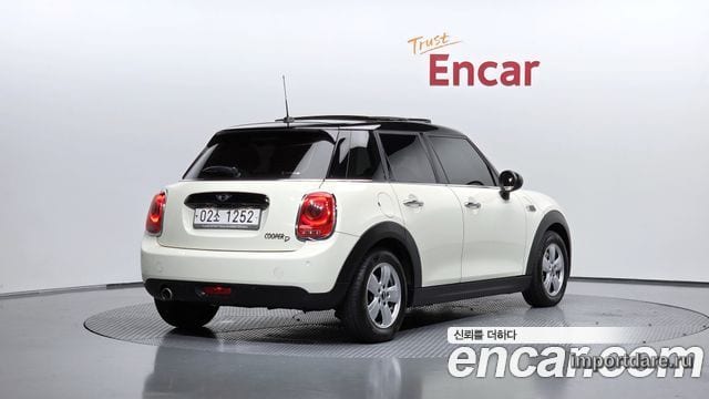 MINI COOPER D 2017 — 103 461 км, белый-перламутр, Корея — под ключ — фото 1