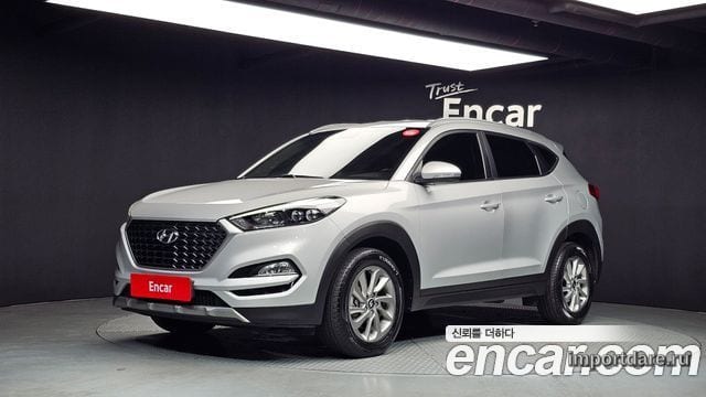 HYUNDAI TUCSON 2017 — 273 115 км, серебристо-серый, Корея — под ключ — фото 1