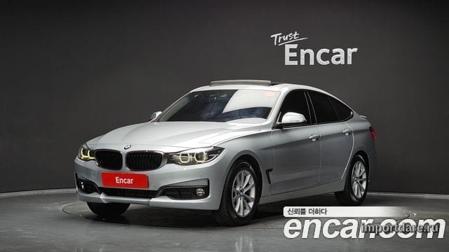 BMW 3 SERIES GT 2018 — 115 160 км, серебристый, Корея — под ключ — фото 1