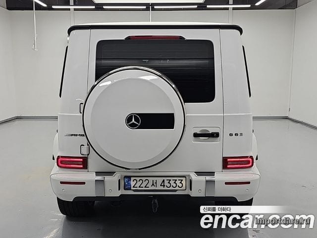 MERCEDES-BENZ G-CLASS W463B 2022 — 48 218 км, белый, Корея — под ключ — фото 3