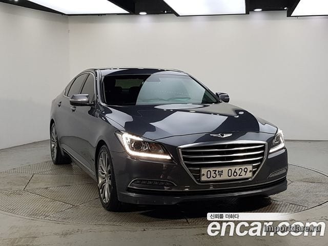 HYUNDAI GENESIS DH 2016 — 169 000 км, серый, Корея — под ключ — фото 2