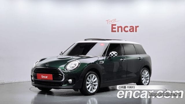 MINI COOPER CLUBMAN 2019 — 100 461 км, зелёный, Корея — под ключ — фото 1