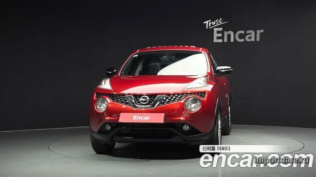 NISSAN JUKE 2017 — 91 377 км, красный, Корея — под ключ — фото 3