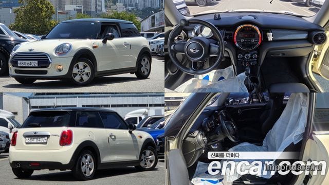 MINI COOPER D 2015 — 92 371 км, белый-перламутр, Корея — под ключ — фото 1