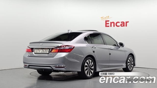 HONDA ACCORD 2017 — 126 179 км, серебристо-серый, Корея — под ключ — фото 2