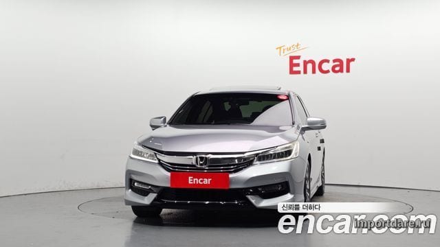 HONDA ACCORD 2017 — 126 179 км, серебристо-серый, Корея — под ключ — фото 3