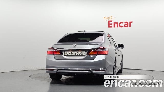 HONDA ACCORD 2017 — 126 179 км, серебристо-серый, Корея — под ключ — фото 4