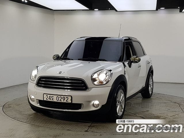 MINI COOPER D COUNTRYMAN 2014 — 150 000 км, белый, Корея — под ключ — фото 1