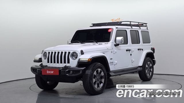 JEEP WRANGLER 2019 — 99 687 км, белый, Корея — под ключ — фото 1