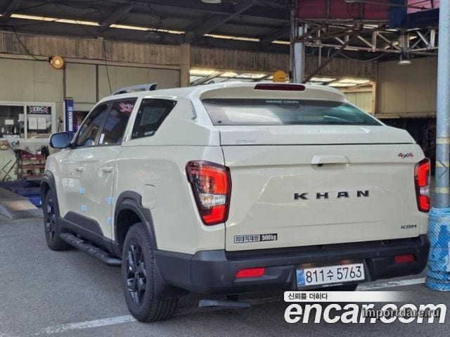 KGM MUSSO SPORTS KHAN 2025 — 21 300 км, белый-перламутр, Корея — под ключ — фото 2