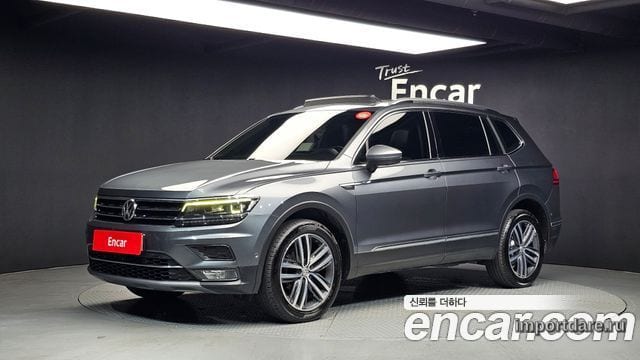 VOLKSWAGEN TIGUAN ALLSPACE 2018 — 178 907 км, серый, Корея — под ключ — фото 1