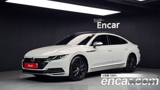 VOLKSWAGEN ARTEON 2019 — 241 379 км, белый, Корея — под ключ — фото 1