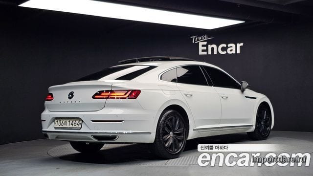 VOLKSWAGEN ARTEON 2019 — 241 379 км, белый, Корея — под ключ — фото 2