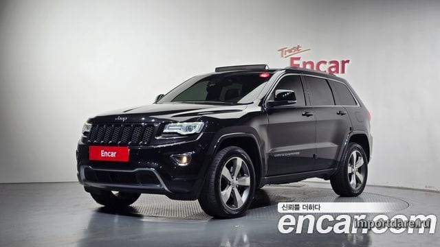 JEEP GRAND CHEROKEE 2015 — 128 749 км, чёрный, Корея — под ключ — фото 1