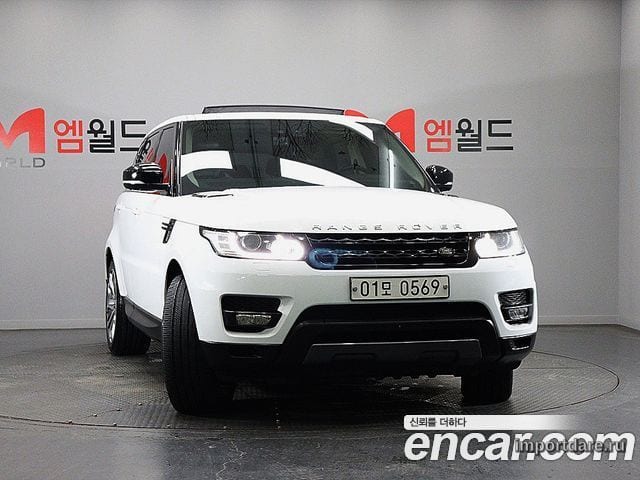 LAND ROVER RANGE ROVER SPORT 2016 — 222 280 км, белый, Корея — под ключ — фото 3