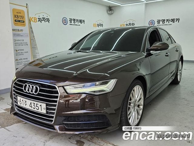 AUDI A6 2018 — 277 452 км, коричневый, Корея — под ключ — фото 1